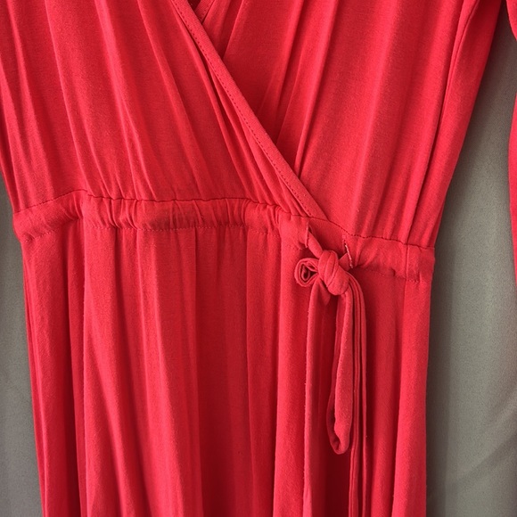 H&M Wrap Plunge Neck Mini Dress- Small - Picture 3 of 4